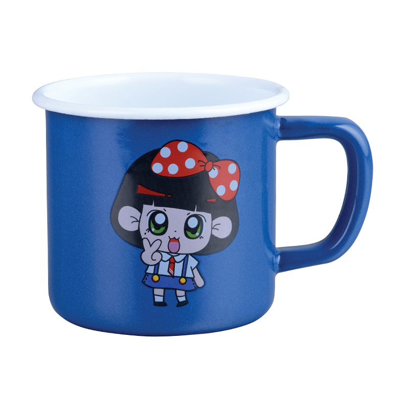 Tazza con anamel anammello isolato a bordo per bordo svasato 303dc