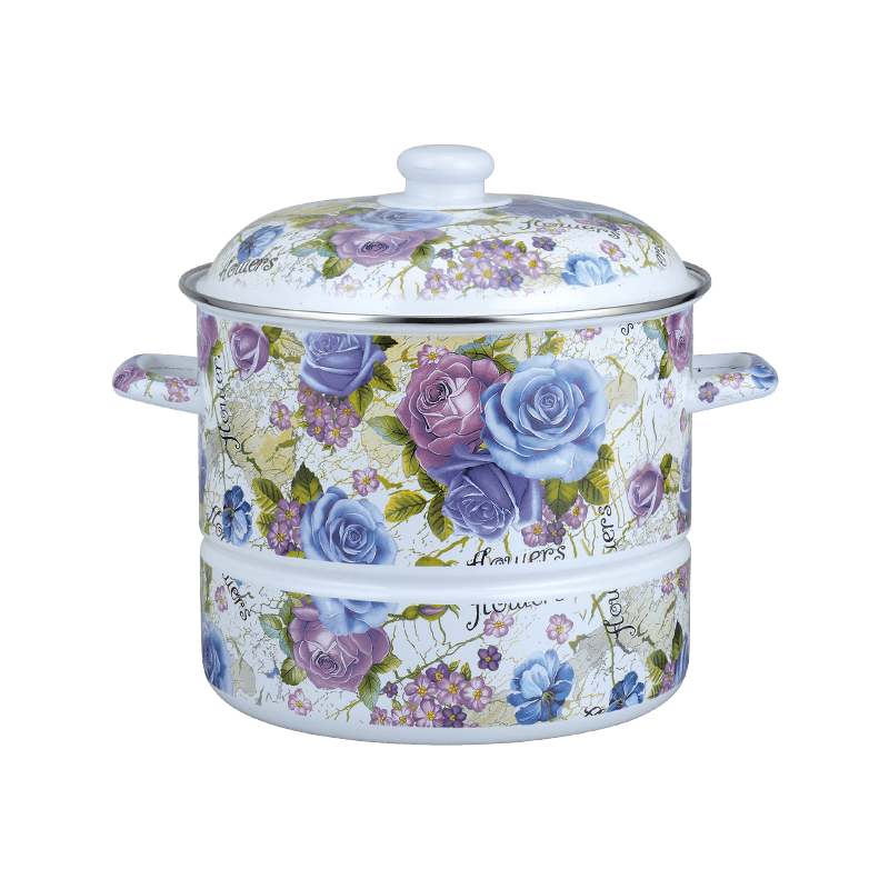 Pentola a vapore rotonda in acciaio inossidabile 756D con vassoio fumante