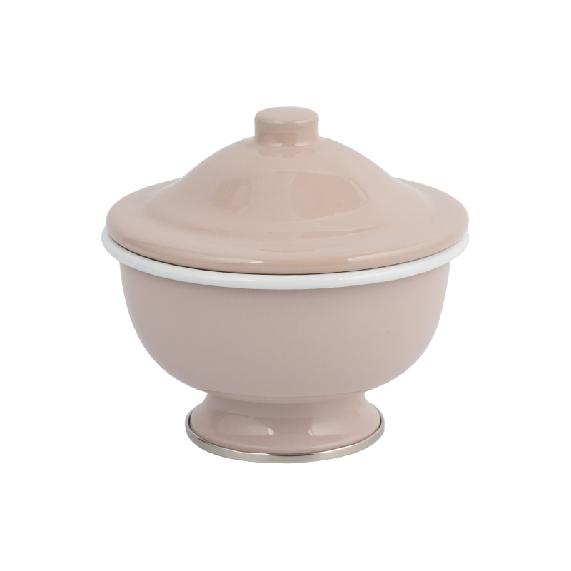 Ciotola con coperchio stelo