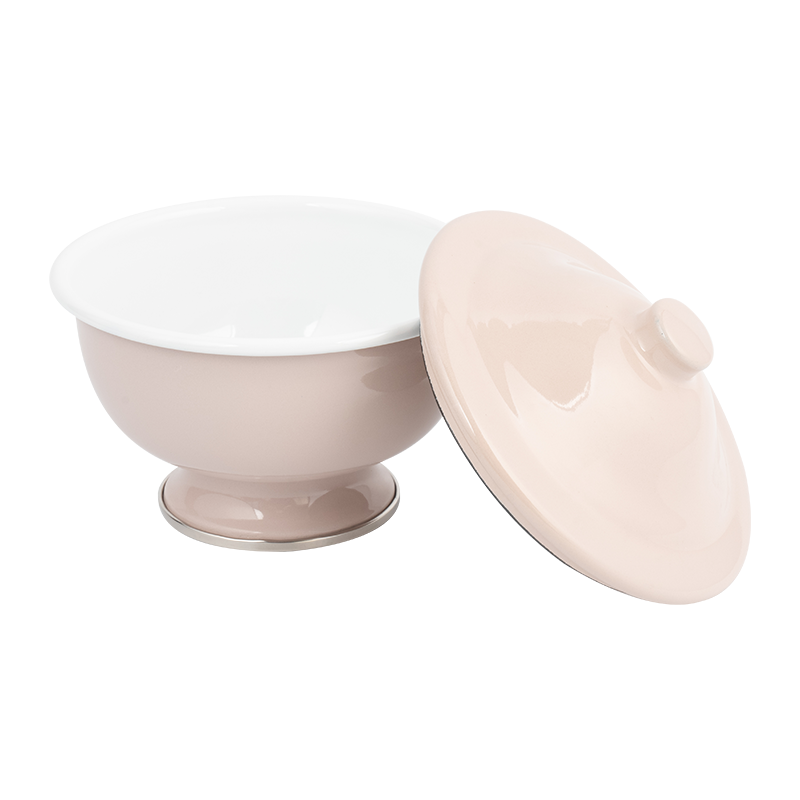 Ciotola con coperchio stelo