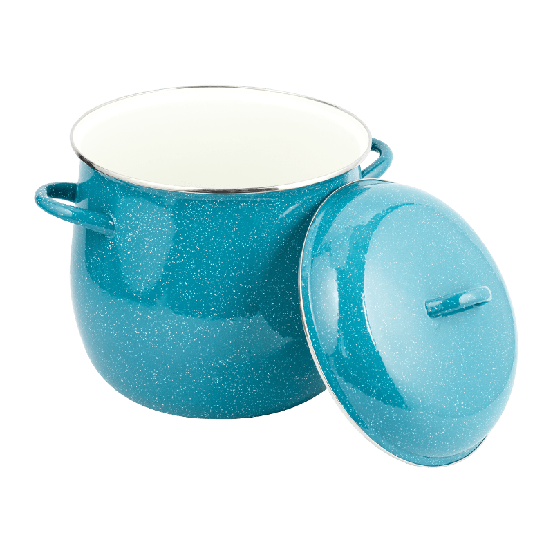 Stockpot aumentato di smalto da 26 cm