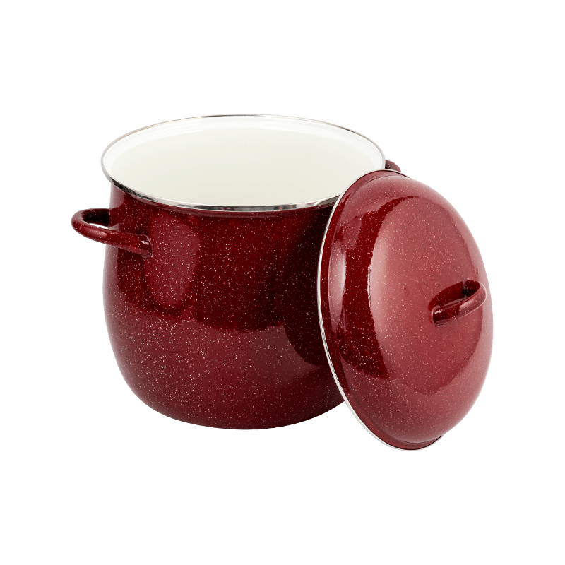 Stockpot aumentato di smalto da 26 cm