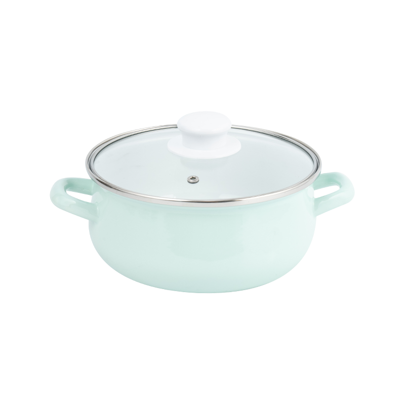 673d-5 Stockpot smaltato stampato a colori
