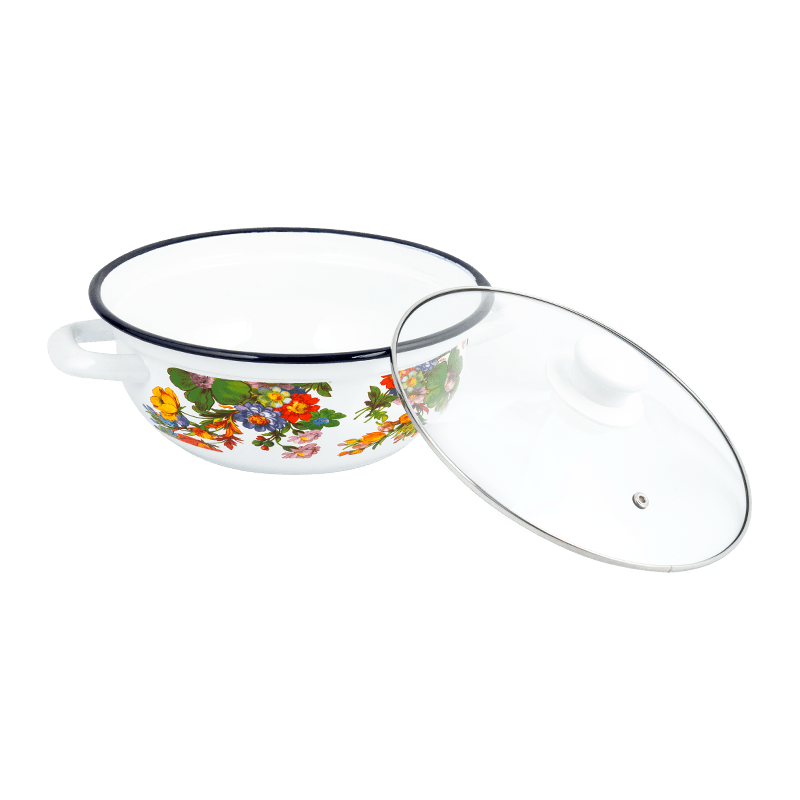 Stockpot di pesce rotondo in acciaio inossidabile in acciaio inossidabile 406d