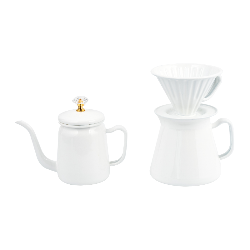 Kit di utensili per caffè smaltato Kit di utensili per caffè smaltato